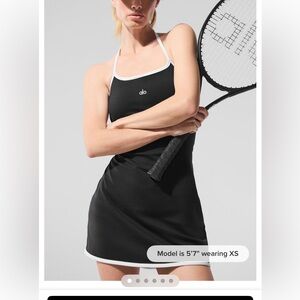 Alo Softsculpt Halter Tennis Dress